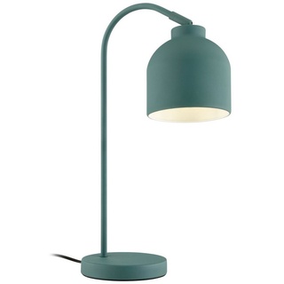 Lightbox Tischleuchte, ohne Leuchtmittel, Tischlampe, 50 cm Höhe, Kopf schwenkbar, E27, 40 W, Metall, türkis grün