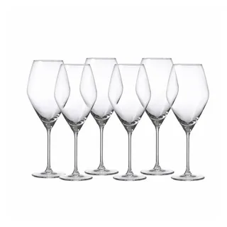 Ritzenhoff & Breker Rotweinglas Salsa Burgunder 6er Set, Glas weiß