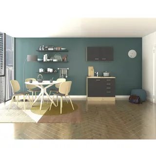 Flex-Well Küchenzeile Morena 100 cm grau