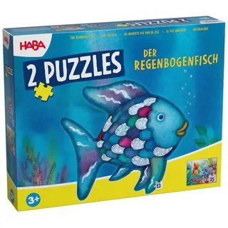 Haba Puzzle Der Regenbogenfisch, 15 Puzzleteile bunt