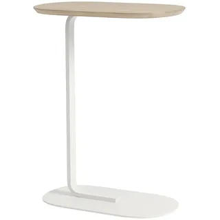 Muuto - Relate Side Table, H 73,5 cm, Eiche / off-white