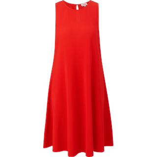 s.Oliver - Kleid mit Plisseefalten, Damen, Orange, 48