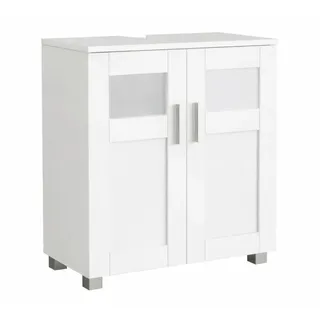VCM Holz Badschrank Badunterschrank Waschbecken Nilari
