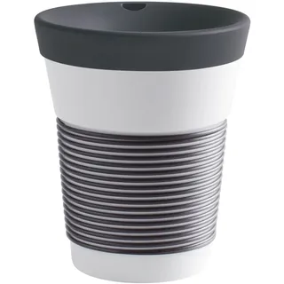 KAHLA 23A219A22002C MG cupit Becher 0,35 l + Trinkdeckel 10x2 cm pure black