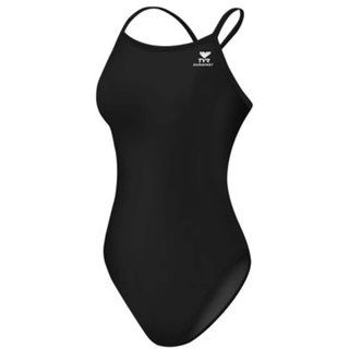 TYR Sport Wettkampf-Badeanzug Diamondfit, Mädchen Damen, 1DDUS7Y22, Schwarz, 26