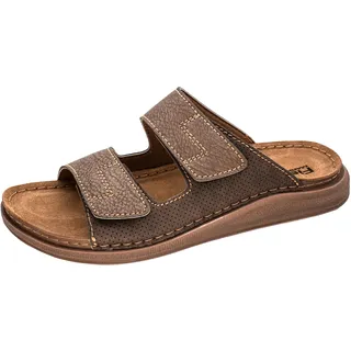 Fischer Markenschuh Slides Braun 41