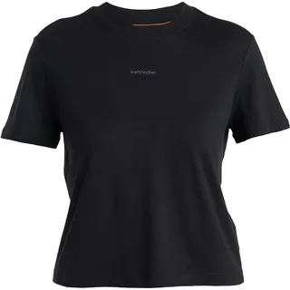 Icebreaker 150 Tech Lite III Crop T-Shirt Schwarz M