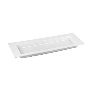 Keuco Royal 60 Keramik-Waschtisch 32160311400 140,5x53,8cm, weiß, ohne Hahnloch und Überlauf