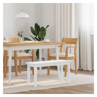 vidaXL Sitzbank Weiß 90 x 40 x 48 cm
