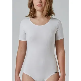 Skiny Kurzarmbody Body Collection bequem, weich, schlicht, kurzärmlig, Baumwollmix weiß 36