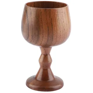 Tnfeeon Gesunde hölzerne Tasse Kaffee Elegante Wein Traubenglas Multifunktionale Holzbecher