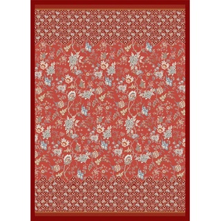Bassetti Plaid, Rot, Textil, Floral, 135x190 cm, Oeko-Tex® Standard 100, Wohntextilien, Decken, Plaids
