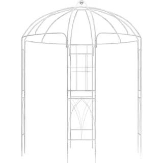 CLP Rosenbogen mit Rankhilfe 270 x 200 cm Weiß