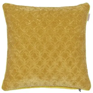 PiP Studio Dekokissen Quilty Dreams Kissen bright yellow 45x45cm (1 Stück) gelb