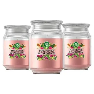 Air Wick Duftkerze mit Noten von Rosa Pfeffer & Kardamom