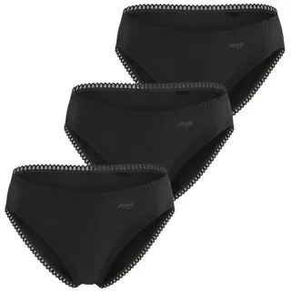 SLOGGI GO Crush High Leg Briefs 3 St. Schwarz M