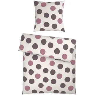 Esposa Bettwäsche, Lila, Textil, Kreise, 135x200 cm, Oeko-Tex® Made IN Green, pflegeleicht, hautfreundlich, Schlaftextilien, Bettwäsche, Bettwäsche, Satin-Bettwäsche