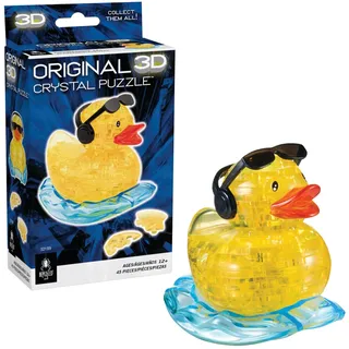 BePuzzled Yellow Rock'n Duck Standard Original 3D Crystal Puzzle, Pe (US IMPORT)