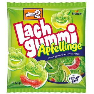 nimm2® Lachgummi Apfellinge Fruchtgummi 225,0 g, 1 Pack