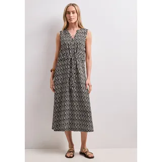 STREET ONE Midikleid Grafisches Muster Beige 40