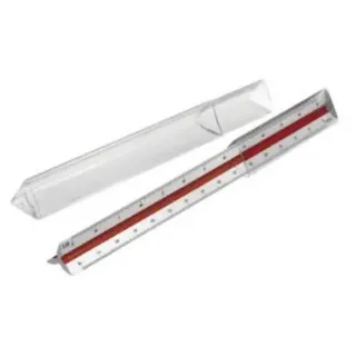 M+R Dreikantmaßstab 30,0 cm Weiß