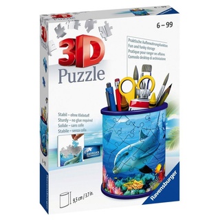 Ravensburger 3D-Puzzle 54 Teile Ravensburger 3D Puzzle Utensilo Unterwasserwelt 11176, 54 Puzzleteile