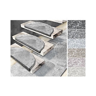 Floordirekt Step Stufenmatte Sundae Polypropylen Silber 190 x 560 mm