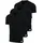 V-Neck Shirt schwarz M