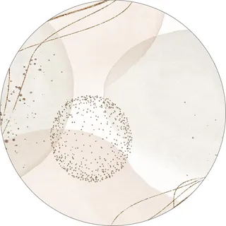 Pro-Art Glasbild Abstract shapes VI, rund 20 cm