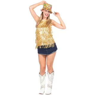 WILBERS & WILBERS - Metallic Party Top Damen