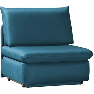 Novel Schlafsessel Etta, Blau, Textil, Uni, 90x89x83 cm, Stoffauswahl, Liegefunktion, Wohnzimmer, Sofas & Couches, Schlafsofas, Schlafsofas mit Bettkasten