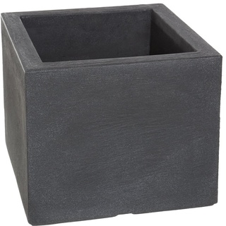 Dehner Blumenkübel Palermo 40 x 40 x 33 cm anthrazit
