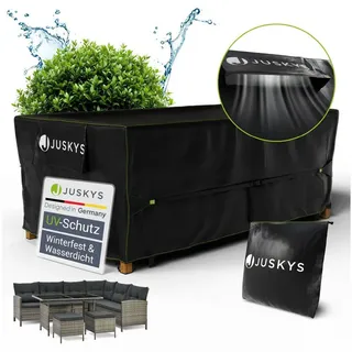 Juskys Gartenmöbel Abdeckung 210 x 110 x 75 cm Schwarz