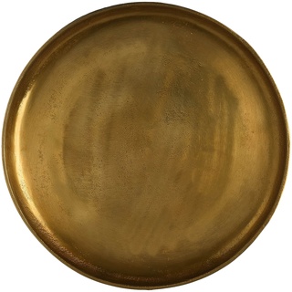 Dekotablett, D:34,5cm, gold