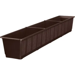 geli Blumenkasten Standard 100 x 17,5 x 14,5 cm braun