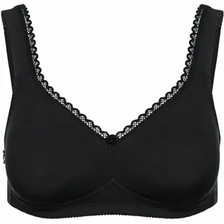 SUSA Soft-BH, Häkelspitze, nahtlos, für Damen, schwarz, 85B