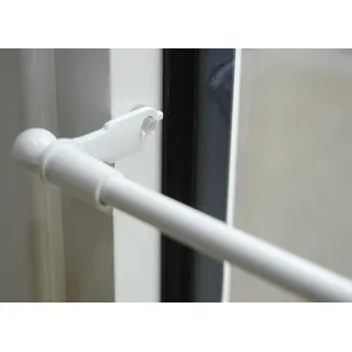 Klemmstange EASY 40 - 60 cm weiß Gardinenstange Scheibenstange Gardinen Stange