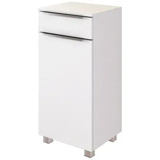 welltime Unterschrank Matera Breite 40 cm, mit matten MDF-Fronten und Softclose-Funktion weiß