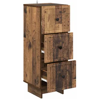 vidaXL Schubladenschrank 34,5 x 90 x 33 cm Braun