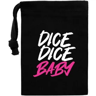 Grindstore Dice Dice Baby Kordeltasche Schwarz 15x20cm