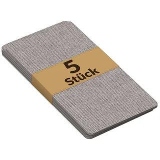 ANRO Stufenmatte Stufenschutz NEMESIS Treppenschutz Treppenmatte Set, Rechteck, 5er Set selbsthaftend 25x50cm beige 25 cm x 50 cm