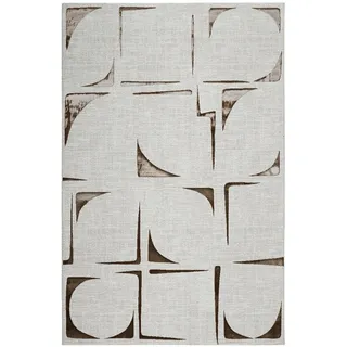 Esprit Flachwebeteppich Nelle, Creme, Beige, Bronze, Textil, Abstraktes, quadratisch, 200x200 cm, Textiles Vertrauen - Oeko-Tex®, für Fußbodenheizung geeignet, in verschiedenen Größen erhältlich, pflegeleicht, leicht zusammenrollbar, Teppiche & Böden, Teppiche, Webteppiche