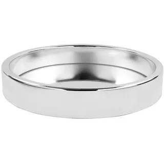Fink Tablett m. Spiegeleinsatz Empire silberfarben - (H) 5,5 cm | Gr.: onesize