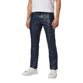 Herren Lederhose Lederjeans Ricano TRANT PANT – Blau / 32 - Blau - W32
