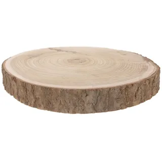 Holz Baumscheibe natur - 23-28 cm - Deko Holz Scheibe Echtholz Tischdeko