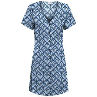 JDY Damen Kleid JDYSTARR Life S/S Dress WVN Dia (DE/NL/SE/PL, Alphanumerisch, XL, Regular, Regular, surf The Web) - XL