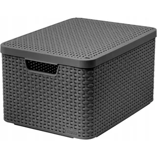 Curver Aufbewahrungskorb 30 L 1-tlg. grau