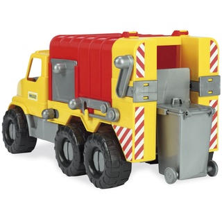 Wader 32607 - City Truck Müllwagen mit Mülltonne und zu öffnender Heckklappe, ab 3 Jahren, ca. 50 cm, bunt, ideal als Geschenk für kreatives Spielen