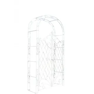 CLP Rosenbogen Melissa 120 x 220 x 40 cm Antik Weiß