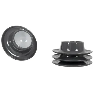 Gimex Vivid Line Eierbecher, 4er Set, grau/anthrazit